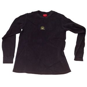 Men’s supreme thermal sweater never worn